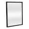 18" x 24" Black Decorative Float Mirror by Ashland®